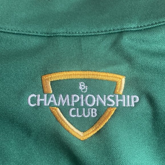 Mens EUC Nike 2XL Green Zip Up Light Baylor University Jacket - Picture 9 of 9